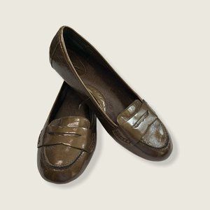 Born Boc Penny Loafers Patent Vegan Leather 8.5 40